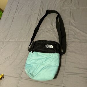 The North Face Black and Gray Crossbody Bag